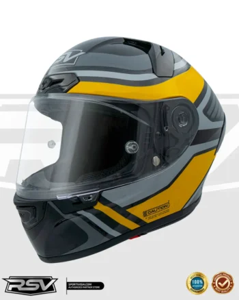 HELM RSV FFS21 BLACK & YELLOW
