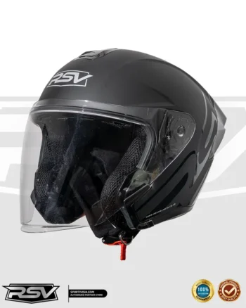 RSV WINDBREAKER MOTIF BLACK ON BLACK (BoB) SINGLE VISOR