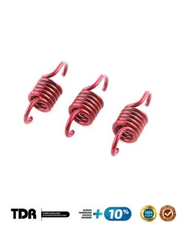 TDR Automatic Clutch Spring Set for Beat 110 Red 2000 RPM (3 Pcs) (OTS-CVT-002)