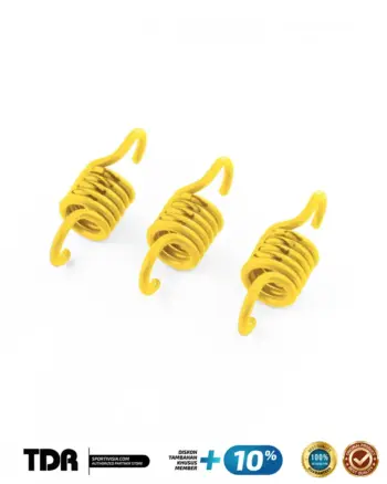 TDR Automatic Clutch Spring Set for Beat 110 Yellow 1500 RPM (3 Pcs) (OTS-CVT-003)